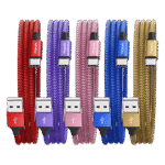 Coloured Charger Cables